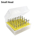 Elliptical cone diamond grinding heads for glass jade stone carving with 45mm length