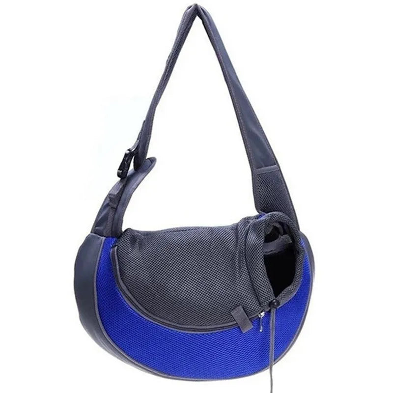 Polyester pet backpack carrier with breathable mesh windows for small dogs and cats