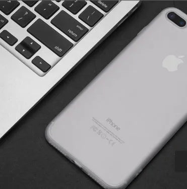 Black TPU silicone mobile phone shell for Apple iPhone models on a white background.