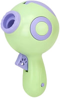 Dog treat launcher toy in green, orange, or pink colours measuring 15.5 x 9 x 8.5 cm