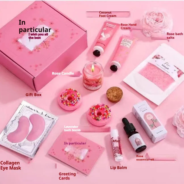 Soy wax aromatherapy candle gift set in a box with modern design, shown in one of fifteen style variations.