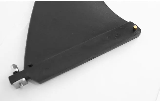 SUP paddle with large removable fish fins for water dispenser applications