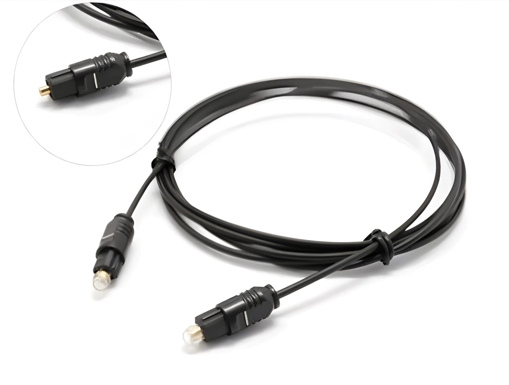 OD2.2 digital audio optical fibre cable with PVC jacket for connecting audio equipment