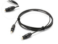 OD2.2 digital audio optical fibre cable with PVC jacket for connecting audio equipment