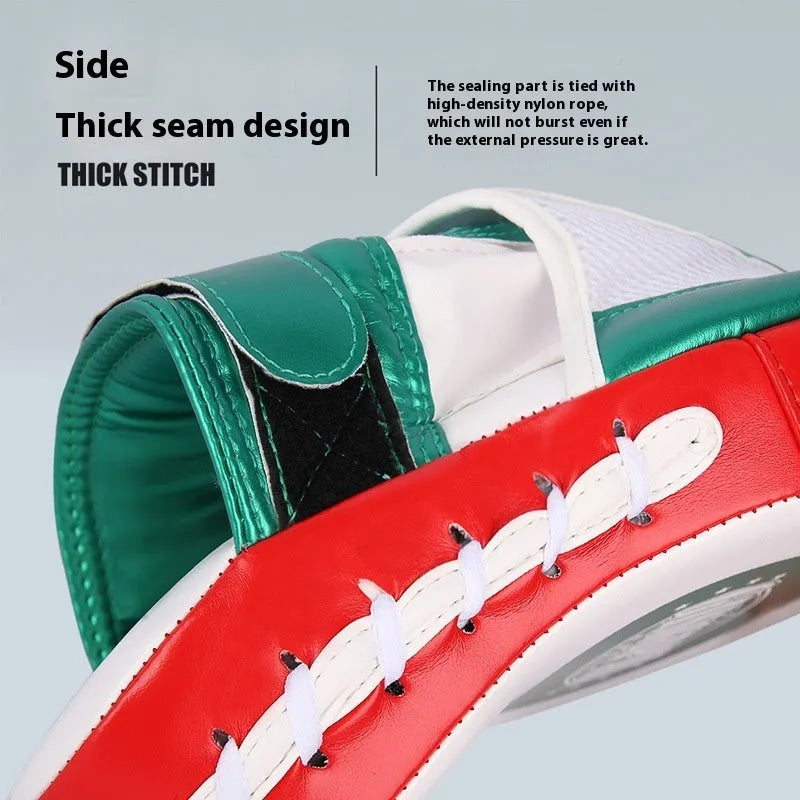 Vertical boxer Sanda baffle target training equipment in gold and green colours
