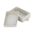 ABS plastic waterproof electrical enclosure box for security monitoring power supplies, dimensions 100mm by 68mm by 40mm.
