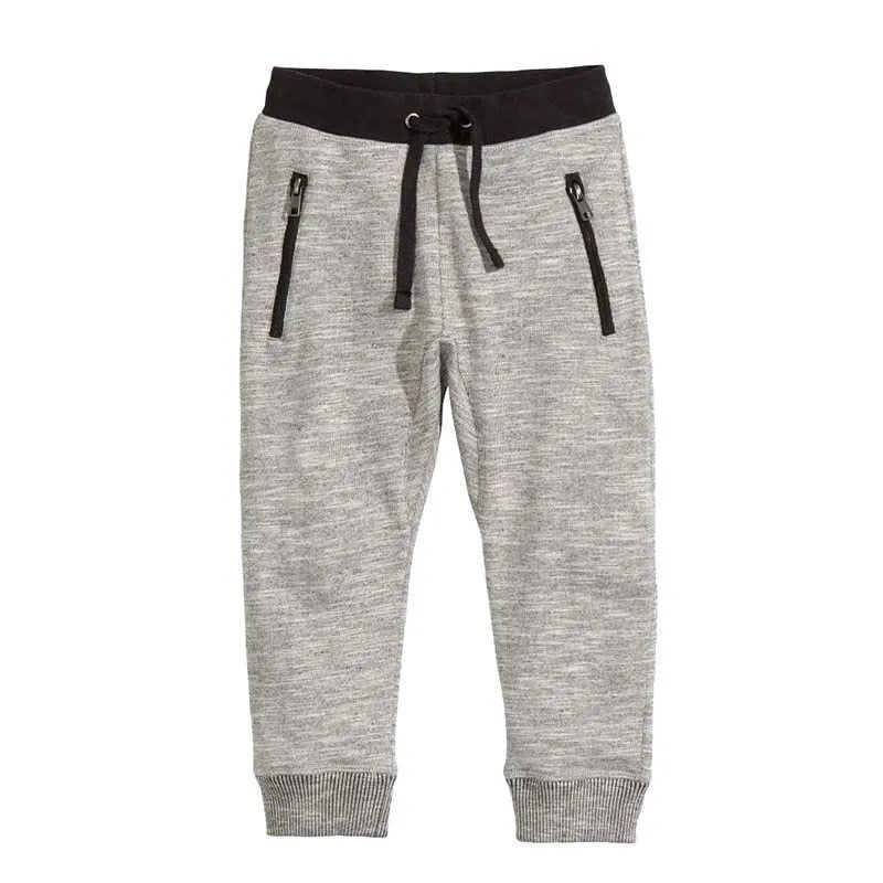 Boys cotton two-piece clothing set with long sleeves and letter pattern for ages 3-7