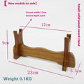 Handmade Chinese style wooden wall bracket with multiple display layers