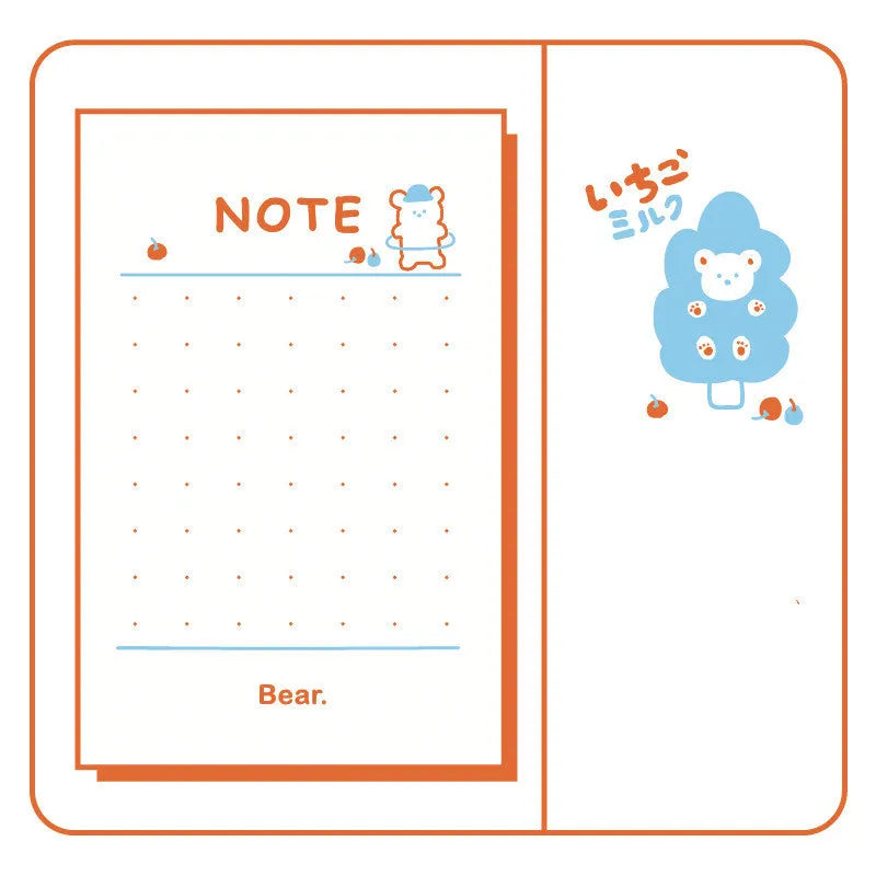 Daily countdown notes notebook with 50 pages measuring 65x100mm in eight design options