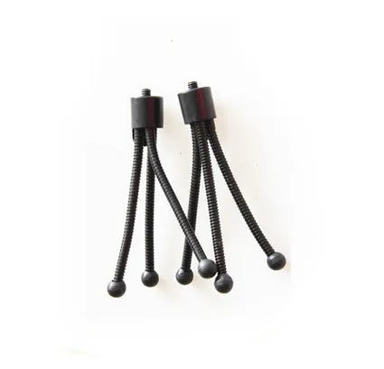 Small iron frame mini desktop tripod with telescopic legs extended to 90mm height