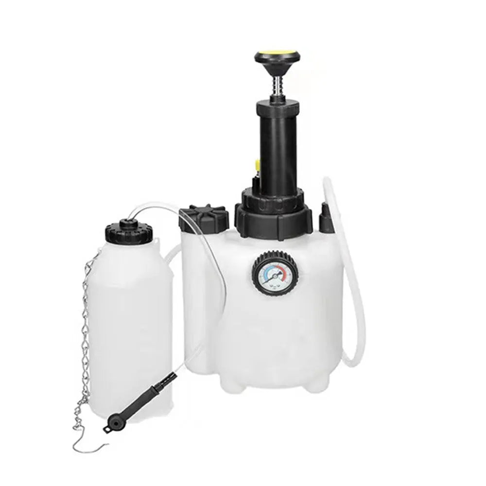 3 litre automotive brake fluid tank replacement tool kit with copper tank and iron pump