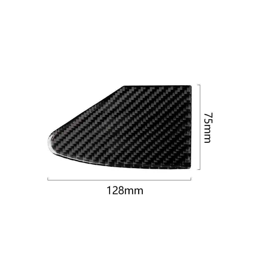 Carbon fibre decorative sticker for refreshing USB charging port panels on laptops and devices.