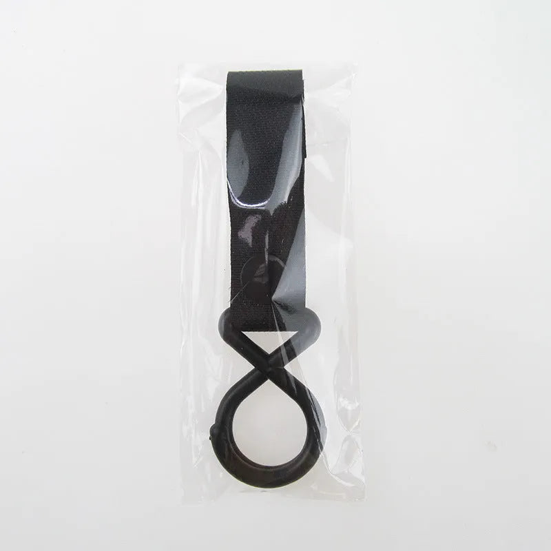 Nylon luggage velcro hook shown in multiple colour options including red, blue, green, and yellow variants