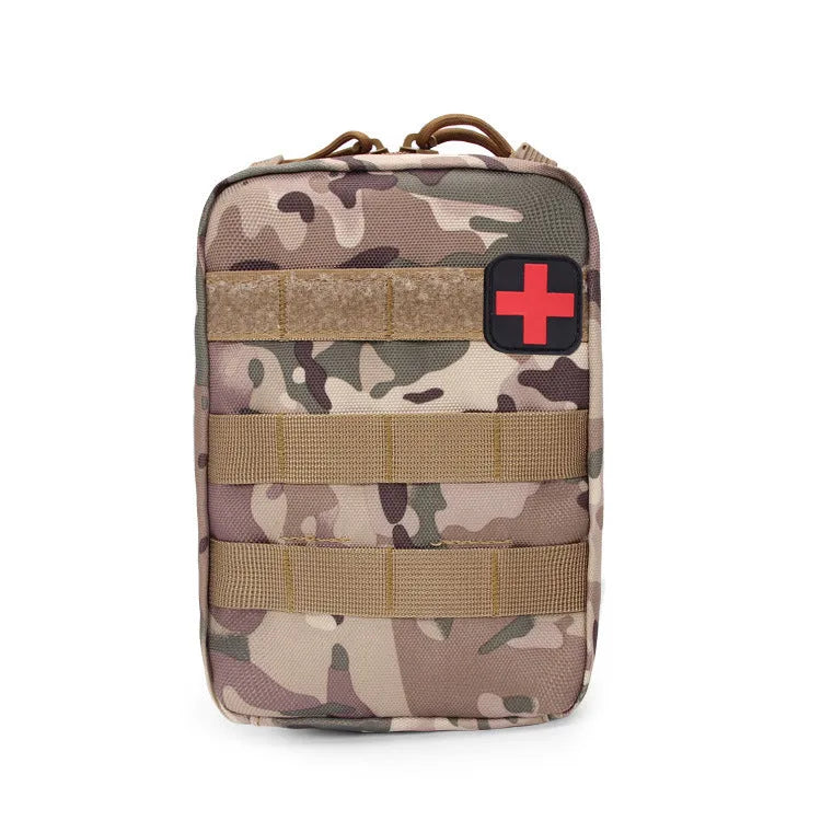 Tactical nylon medical accessory pouch with Velcro closure in multiple colour options