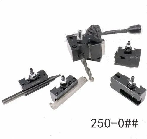 Machifit 250 wedge-type steel quick change tool post with M10 fitting for mini lathes