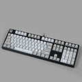 PS theme blue and white sublimation 108-key mechanical keyboard keycap set with supplementary colour packs