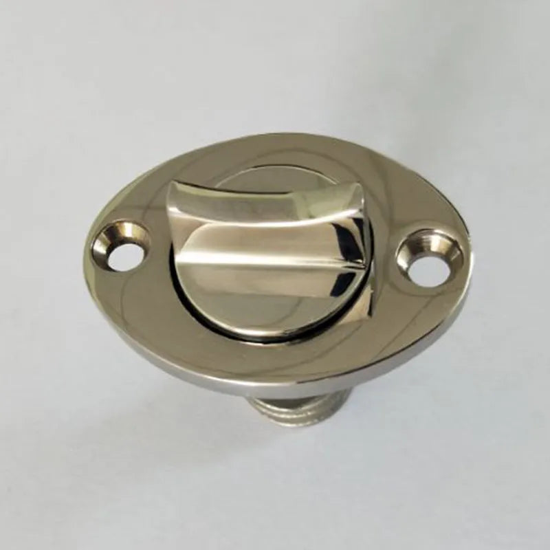 Stainless steel marine water plug with 38mm diameter and 50mm length for ship and yacht drainage systems