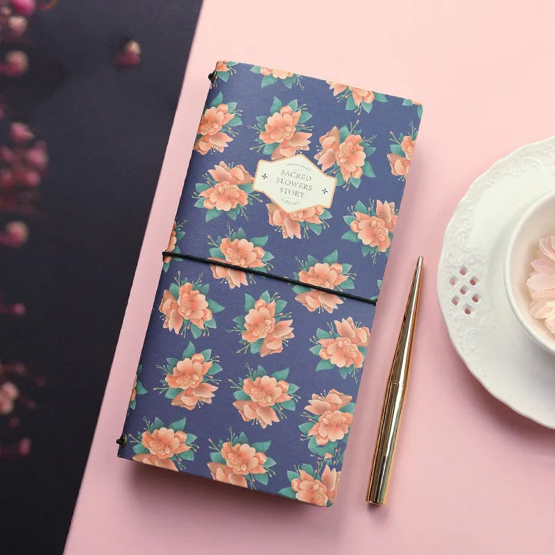 Simple soft cover TN hand book notebook shown in one of five available colours.