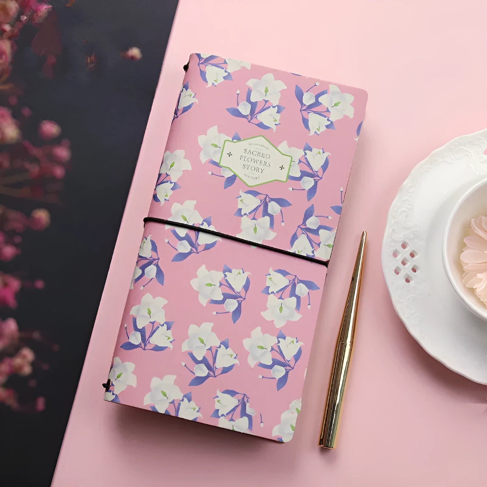Simple soft cover TN hand book notebook shown in one of five available colours.