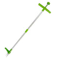 Aluminium tube manual garden weeder tool for digging and weed removal, 50cm long.