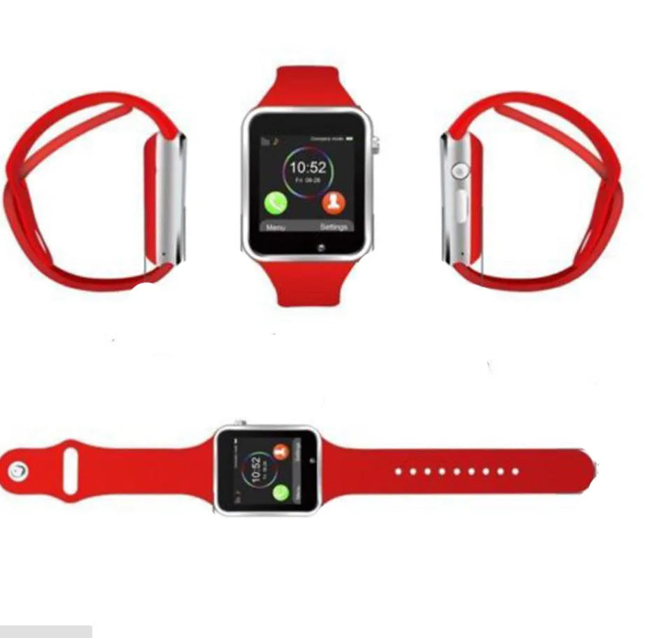 A1 Smart Watch with 1.54-inch display shown in multiple colour options including black, silver, white and gold