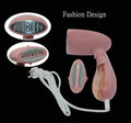 Sokany pink ironing brush handheld clothes steamer with EU plug