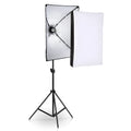 LIBEN photography suit studio lighting kit with 50x70cm soft light cloth on 2-metre stand