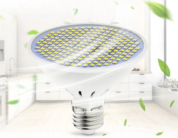 E27 LED lamp cup energy-saving bulb with PC body, available in warm white and cool white.