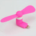 Mobile phone mini fan in multiple colours compatible with Apple iPhone and Android devices