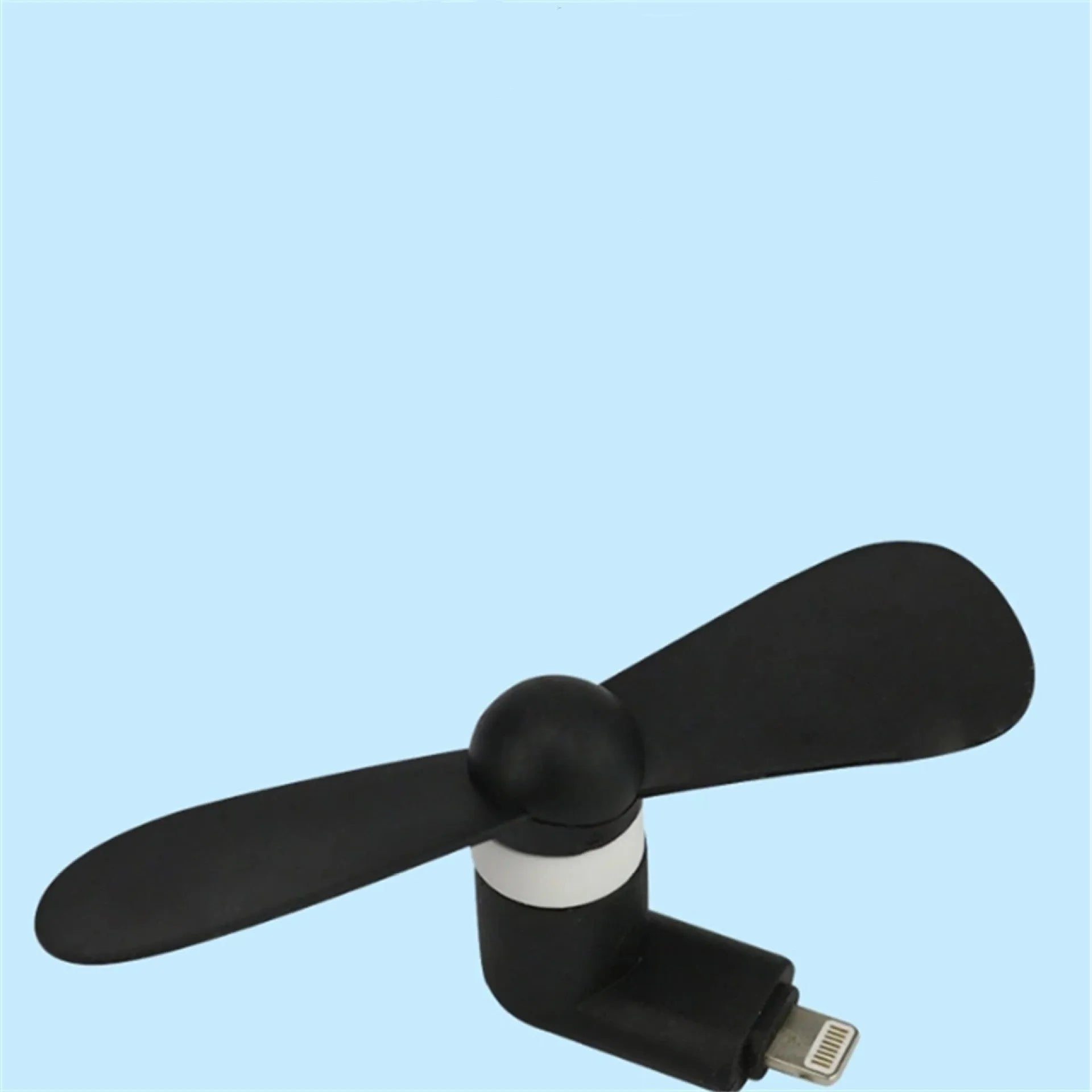 Mobile phone mini fan in multiple colours compatible with Apple iPhone and Android devices