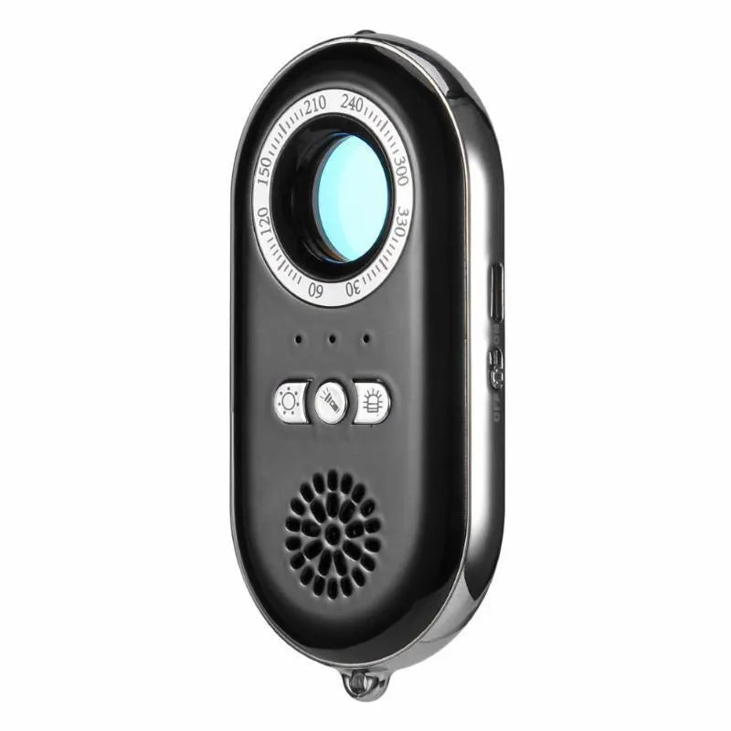 Wireless security detector with vibration alarm measuring 85x40x10 mm for travel protection