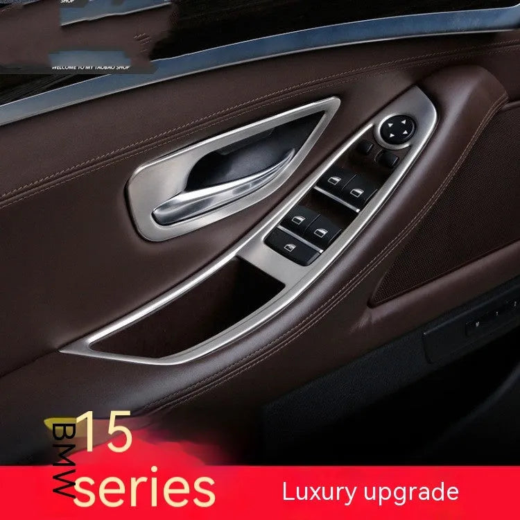 BMW 5 Series interior door handle decorative trim strips four piece set
