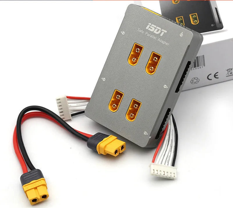 Grey parallel charging board for Astor electric toy aircraft with plug