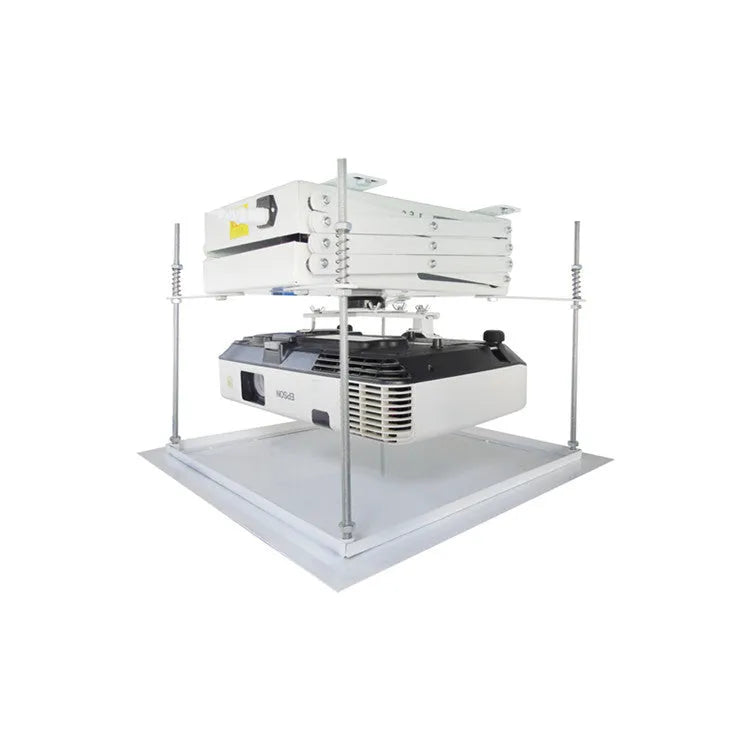Electric ceiling projector lifting hanger with wireless remote control and ultra-thin chassis
