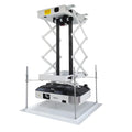 Electric ceiling projector lifting hanger with wireless remote control and ultra-thin chassis