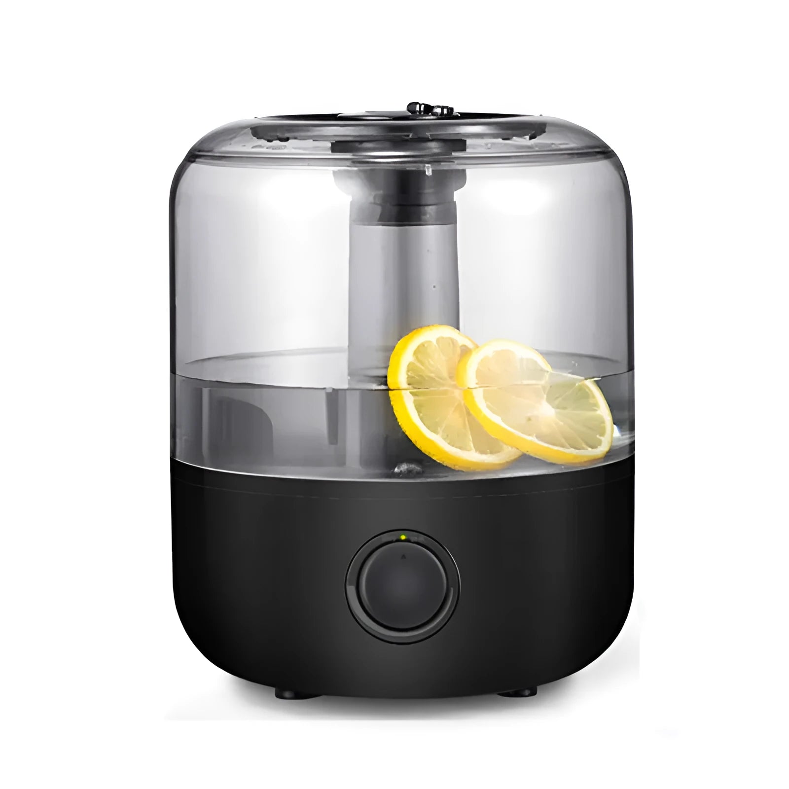 Black and white quiet 3-litre bedroom humidifier with aromatherapy function