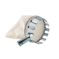 Steel frame fruit picker with cloth catching bag for garden harvesting