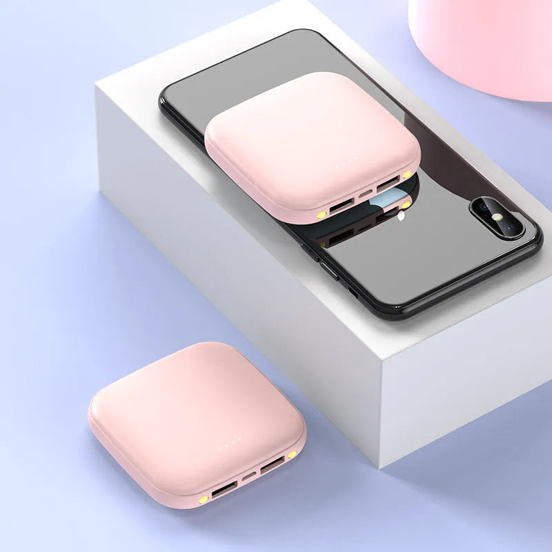 20000mAh portable power bank with LED torch in black, blue, pink or white colours