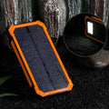 Factory three proofs solar power bank 20000mAh in orange, yellow, black, and green colours.