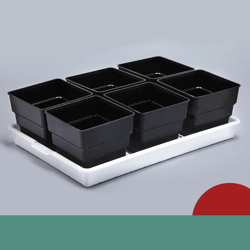 Meishi Controlled Root Flower Pot in resin with 32cm diameter base and breathable design