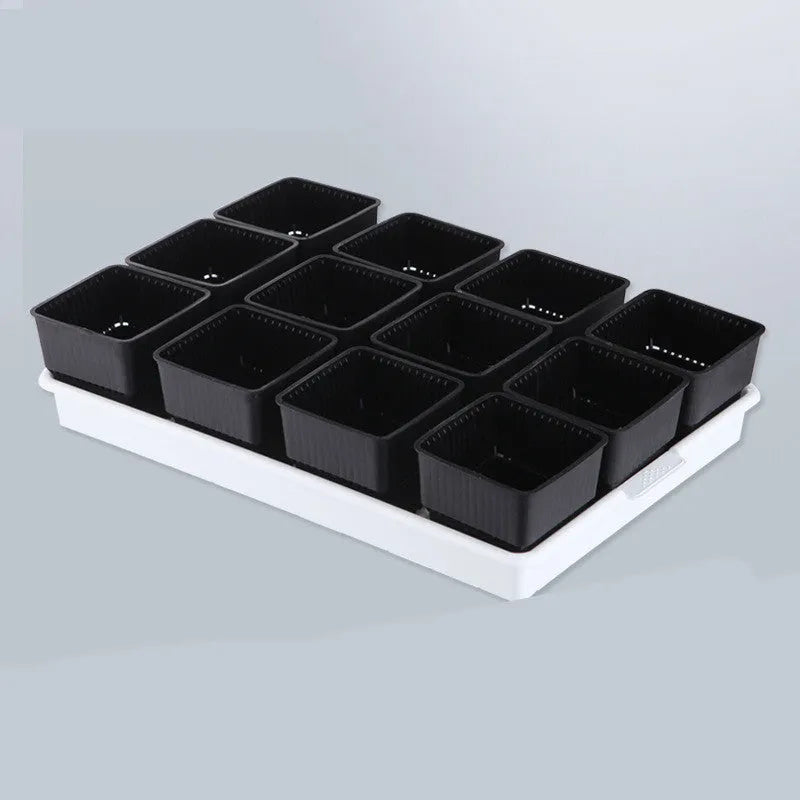 Meishi Controlled Root Flower Pot in resin with 32cm diameter base and breathable design