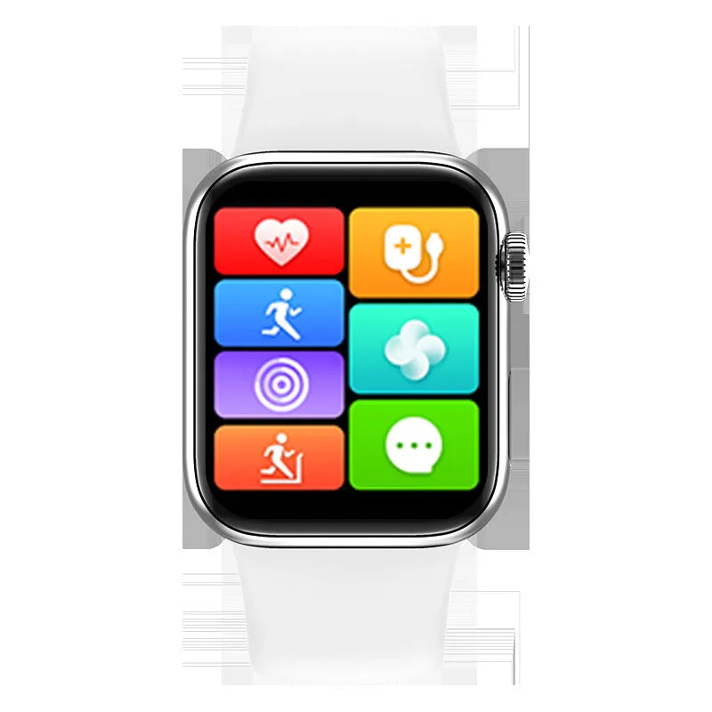 M16Plus smart watch with rotary encoder and 1.8 inch screen in zinc alloy finish