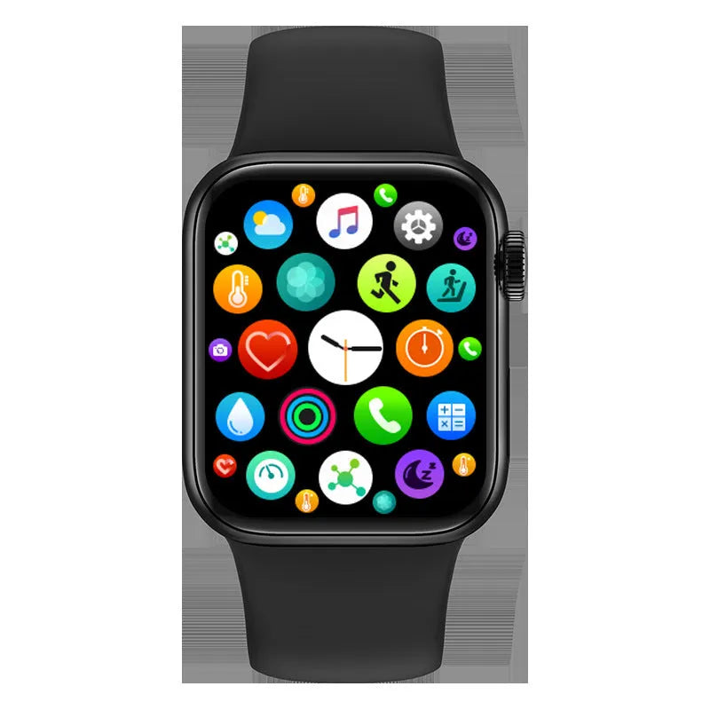 M16Plus smart watch with rotary encoder and 1.8 inch screen in zinc alloy finish