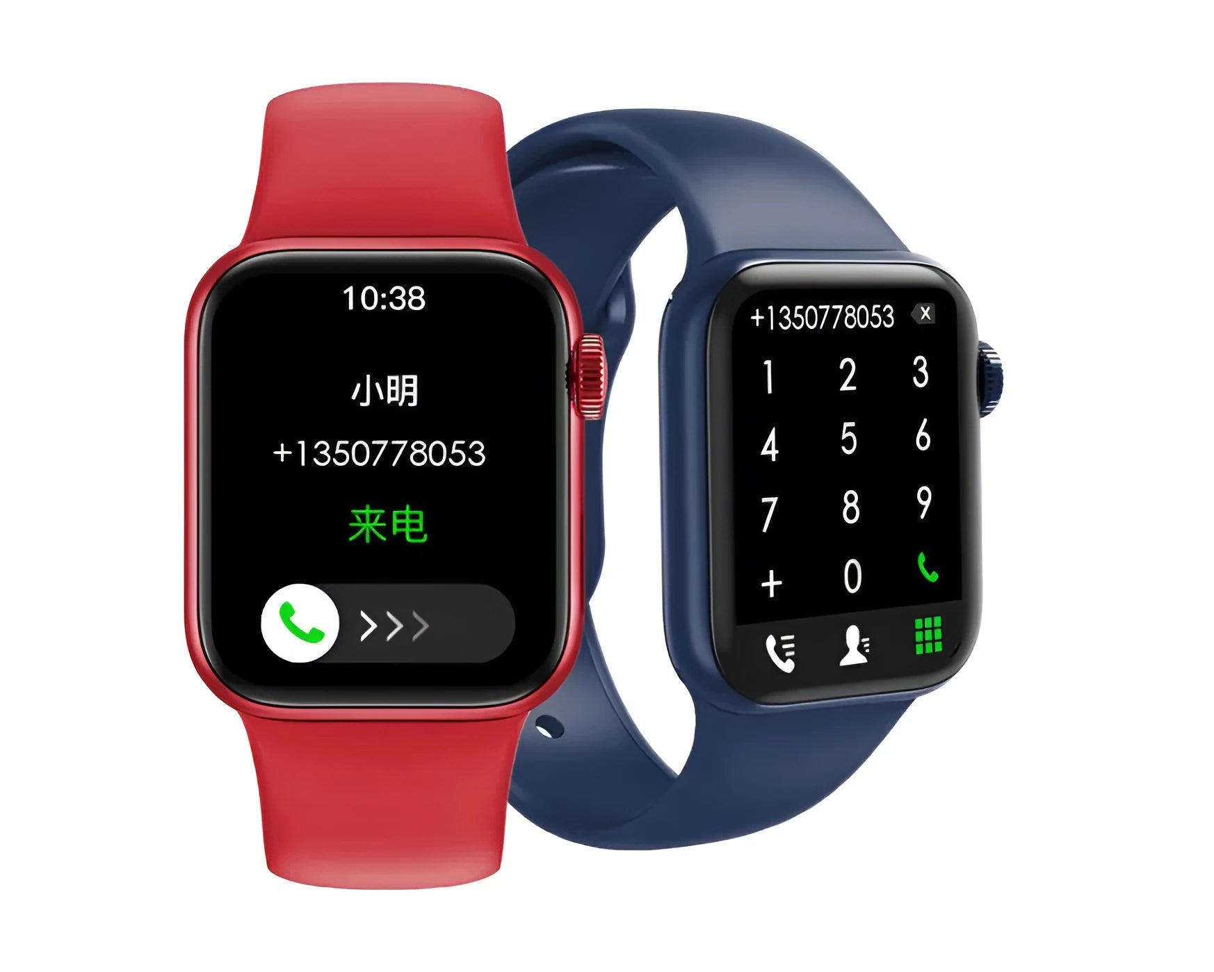 M16Plus smart watch with rotary encoder and 1.8 inch screen in zinc alloy finish