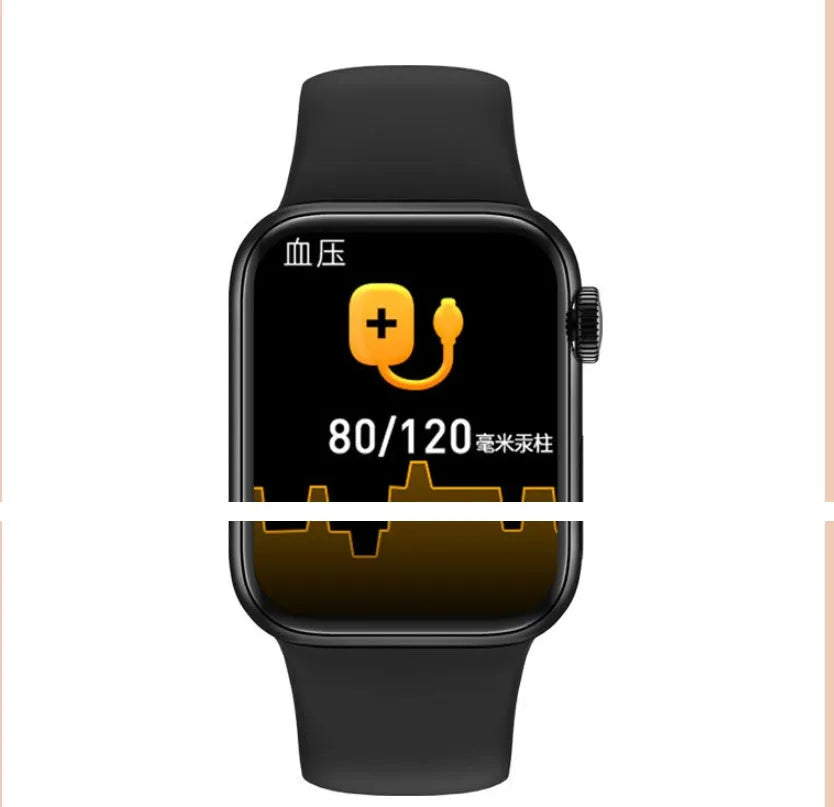 M16Plus smart watch with rotary encoder and 1.8 inch screen in zinc alloy finish