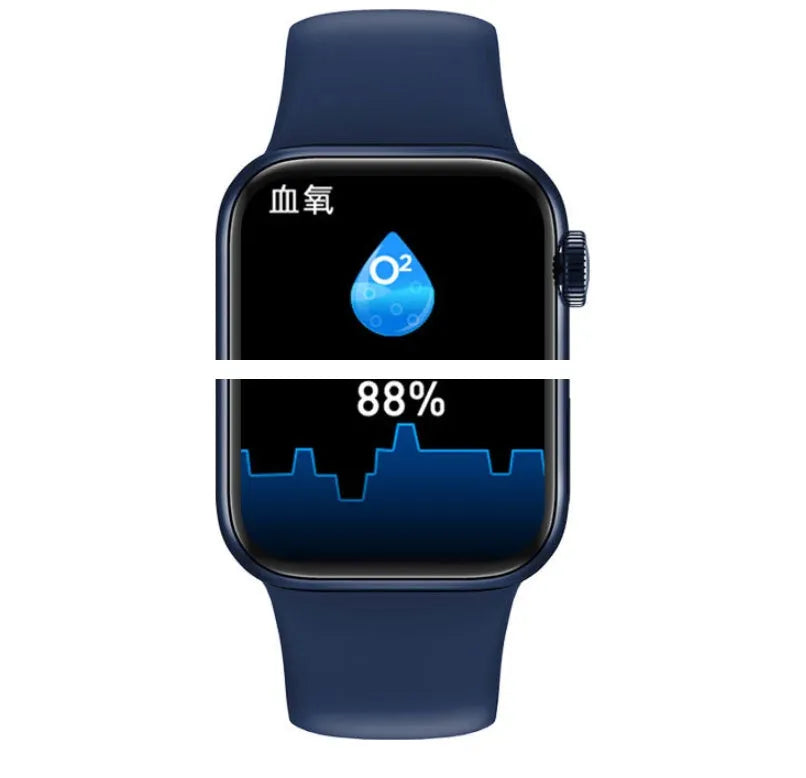 M16Plus smart watch with rotary encoder and 1.8 inch screen in zinc alloy finish