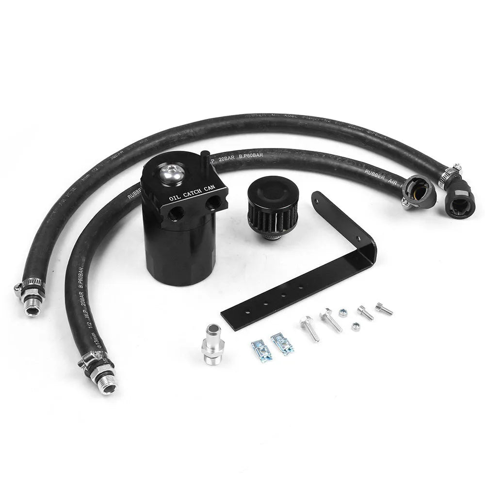 Aluminium alloy oil separator car modification part for Ford Expedition models in black, blue, red, or silver colours