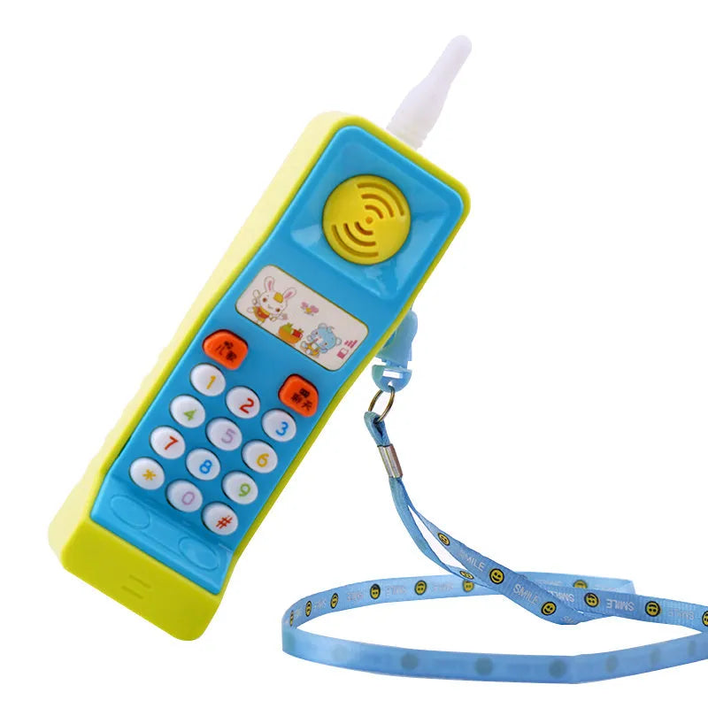 Children's educational toy with cartoon animal design featuring sound and light functions for 3 year olds
