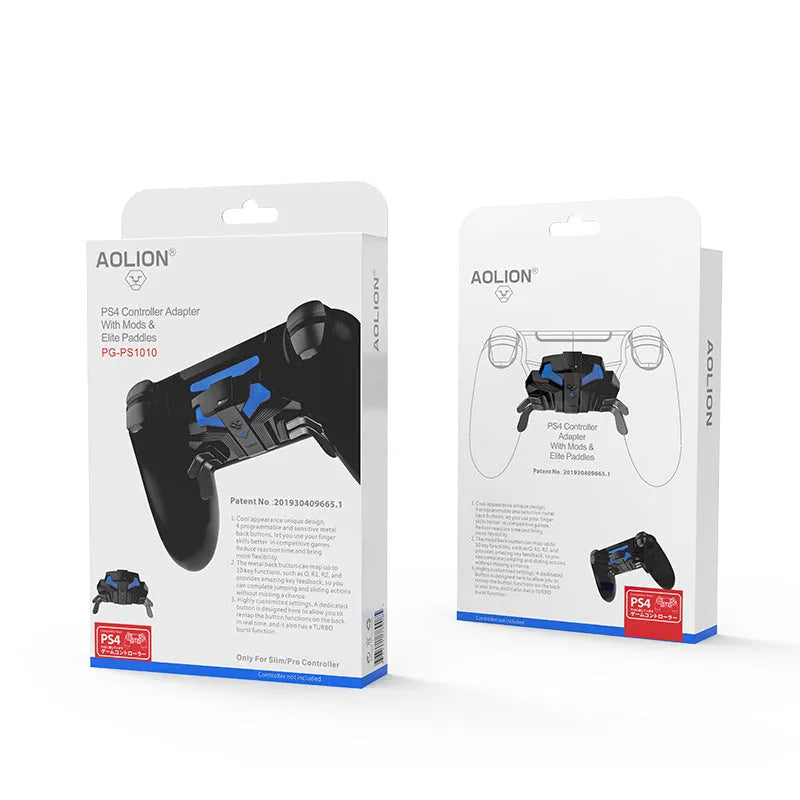 PS4 gamepad back button attachment with 3m wired cable for Slim and Pro controllers