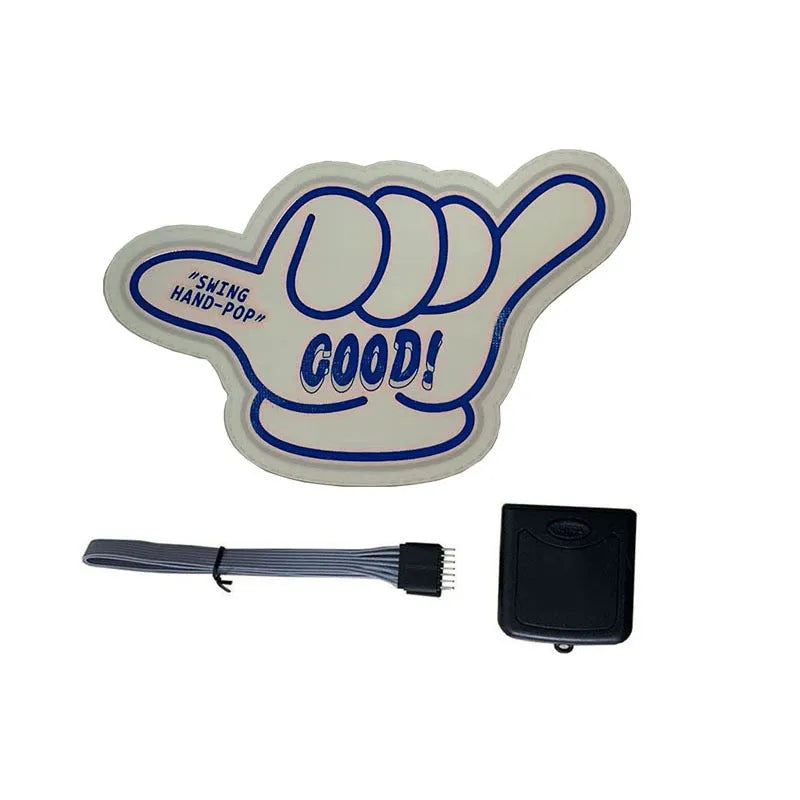 Luminous car window stickers with LED lights showing various designs including hearts, text, and symbols